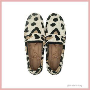 Women's Lightweight Knitted Loafers Comfortable Slip-On Flat Shoes